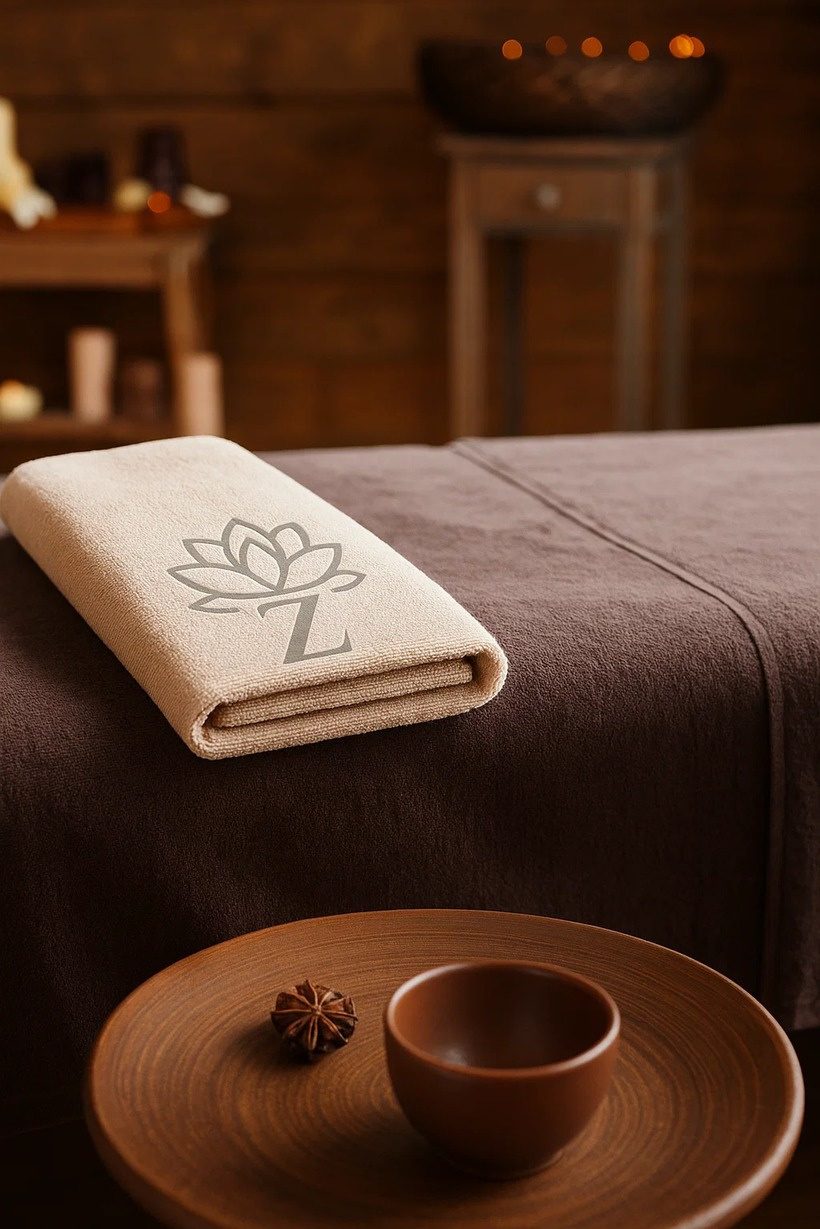Zenora imzalı tekstiller ve lotus işlemesi